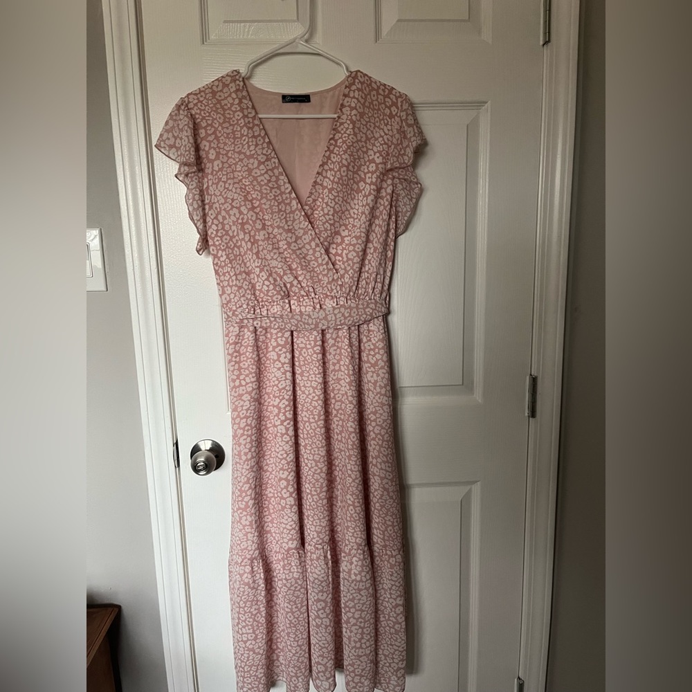 Pink Floral Dress